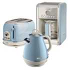 Ariete ARPK9 2-Slice Toaster/Jug Kettle/Coffee Maker - Blue