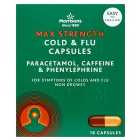 Morrisons Max Strength Cold & Flu Relief Capsules 16 per pack