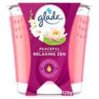 Glade Peaceful Relaxing Zen Candle