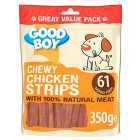 Good Boy Chewy Chicken Strips Dog Treats 350g