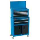 Draper 24" Combined Roller Cabinet and Tool Chest (6 Drawer)