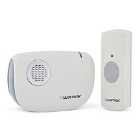 Lloytron MIP3 Dingdong MIP3 Battery Operated Portable Door Chime Kit - White