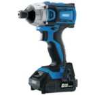 Draper D20 20V Brushless 1/4 Impact Driver with 2 x 2Ah Batteries and Charger (180Nm)