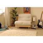 SleepOn Albury Sofa Bed With Tufted Mattress Natural