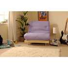 SleepOn Albury Sofa Bed With Tufted Mattress Lilac