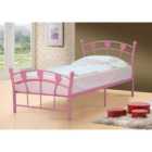 SleepOn Elsie Single Bed Frame Pink