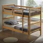 The Artisan Bed Compay Bunk Bed with Flat Headboard - Beech