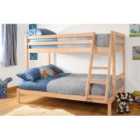 SleepOn Bexley Single Triple Bunk Bed Natural