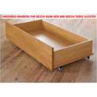 The Artisan Bed Company Beech Under-bed Drawers - 2pk