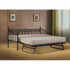 SleepOn Silvana Single Day Bed Without Trundle Black