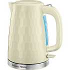 Russell Hobbs 26052 Honeycomb 1.7L Cordless 3000W Electric Jug Kettle - Cream