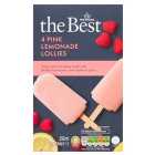  Morrisons The Best 4 Pink Lemonade Lollies 4 x 73ml