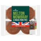 Morrisons Melton Mowbray Snack Pork Pies 4 x 75g