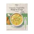 M&S Creamy Vegetable Cup Soup 4 x 22g