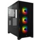 CORSAIR iCUE 4000X RGB Mid Tower ATX Gaming PC Case - Black