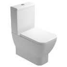 Wickes Emma Easy Clean Close Coupled Toilet Pan, Cistern & Soft Close Seat