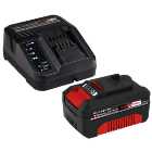 Einhell Power X-Change 18V 4.0Ah Li-ion Battery and Fast Charger Starter Kit
