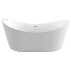 Wickes Sydney Freestanding Contemporary Double Ended Slipper Bath - 1700 x 800mm