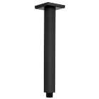Bristan Square Ceiling Mounted Black Shower Arm - 200mm