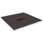 Wickes Linear 30mm Wetroom Shower Tray with Centre Drain Level Access - 900 X 900mm