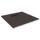 Wickes Linear 30mm Wetroom Shower Tray with End Drain Level Access - 1000 X 1000mm