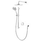 Aqualisa Unity Q Smart Concealed Gravity Pumped Shower with Adjustable & Fixed Wall Head