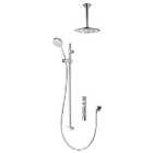 Aqualisa iSystem Gravity Pumped Dual Outlet Digital Concealed Shower with Ceiling Drencher