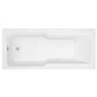 Wickes Evolve Acrylic Shower Bath - 1700 x 750mm