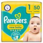 Pampers Premium Protection New Baby Size 1 50 Nappies Essential Pack 50 per pack