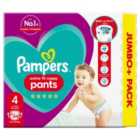 Pampers Active Fit Nappy Pants Size 4 Jumbo+ Pack 54 per pack