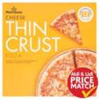 Morrison Thin Crust Cheese Pizza 314g
