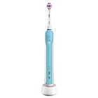 Oral-B Pro 600 3D-White Rechargeable Electric Toothbrush - Blue
