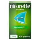 Nicorette Freshmint Gum 2mg Per Gum, 105 Pieces (Stop Smoking Aid) 105 per pack