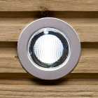 Saxby Drako Polished Stainless Steel Decking Light 4.5W - Pack of 10