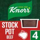 Knorr 4 Beef Stock Pot 4 x 28g