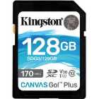 Kingston 128GB Canvas Go Plus SD Card (SDXC) UHS-I U3 V30 - 170MB/s