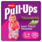 Huggies Pull-Ups Trainers Day Girls Nappy Pants, Size 5-6+ (2-4 Yrs) 20 per pack