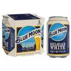 Blue Moon Belgian White American Craft Wheat Beer 4 x 330ml