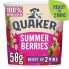 Quaker Oat So Simple Summer Berries Porridge Cereal Pot 58g