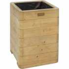 Rowlinson Marberry Wooden Tall Planter 57 x 40 x 40cm