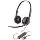 Poly BLACKWIRE C3220 USB-A Stereo Headset with Noise Cancelling Microphone - Works with Teams & Zoom