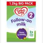 Cow & Gate 2 Follow On Baby Milk Formula Powder 6-12 Months Big Pack 2 x 600g