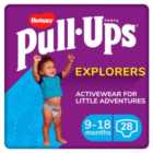 Huggies Pull-Ups Explorers Boys Nappy Pants, Size 3-4 (9-18 mths) 28 per pack