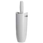 Croydex Toilet Brush & Holder - White/Grey