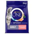 Purina ONE Adult Dry Cat Food Rich in Salmon 3kg 3kg