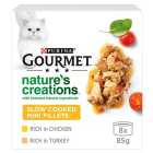 Gourmet Nature's Creations Poultry Wet Cat Food 8 x 85g