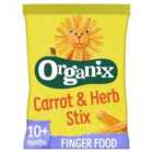Organix Carrot Organic Stix Toddler Snack 10 months+ 15g
