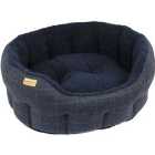 Earthbound Classic Traditional Tweed Navy Dog Bed