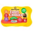 Morrisons Puppy Food Meat Chunks In Jelly 6 x 400g