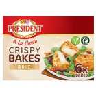 President 6 Crispy Bakes Brie 150g